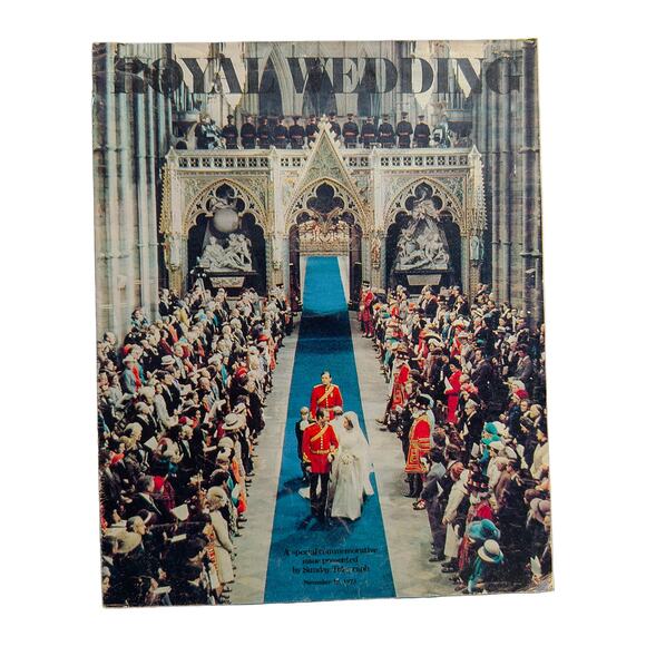 1973 Sunday Telegraph Royal Wedding Princess Anne Mark Phillips Magazine - Picture 1 of 8